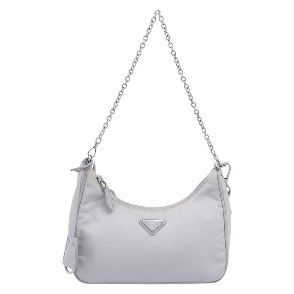 Prada Nylon Shoulder Bag Purple